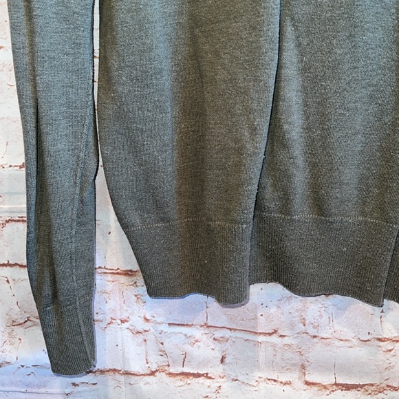 Banana Republic Heritage Sweater Women Medium Green Button Front V Neck Cardigan - Picture 7 of 9